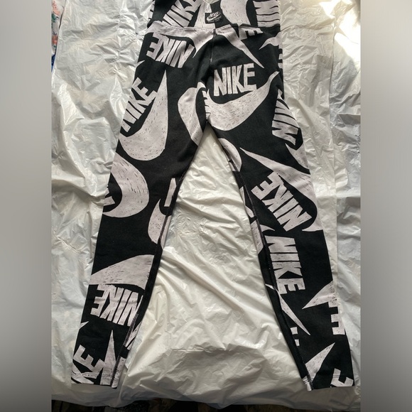 NIKE ICONIC CLASH ALL OVER LEGGINGS SIZE M - Picture 7 of 7